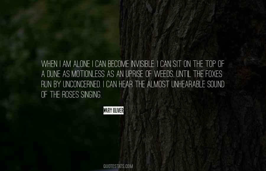When I Am Alone Quotes #1276239