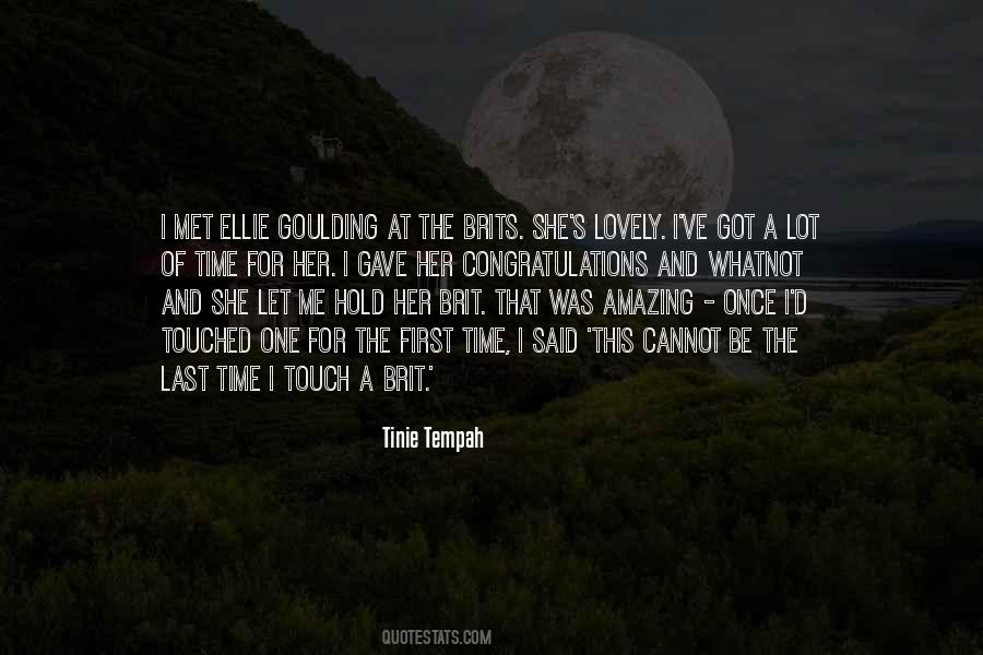 When I First Met Her Quotes #142260