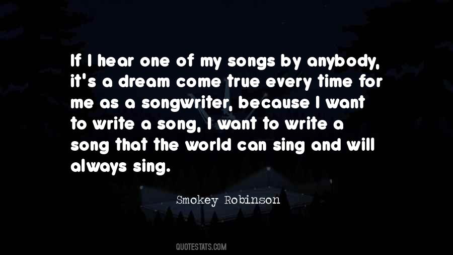 When I Hear You Sing Quotes #883022