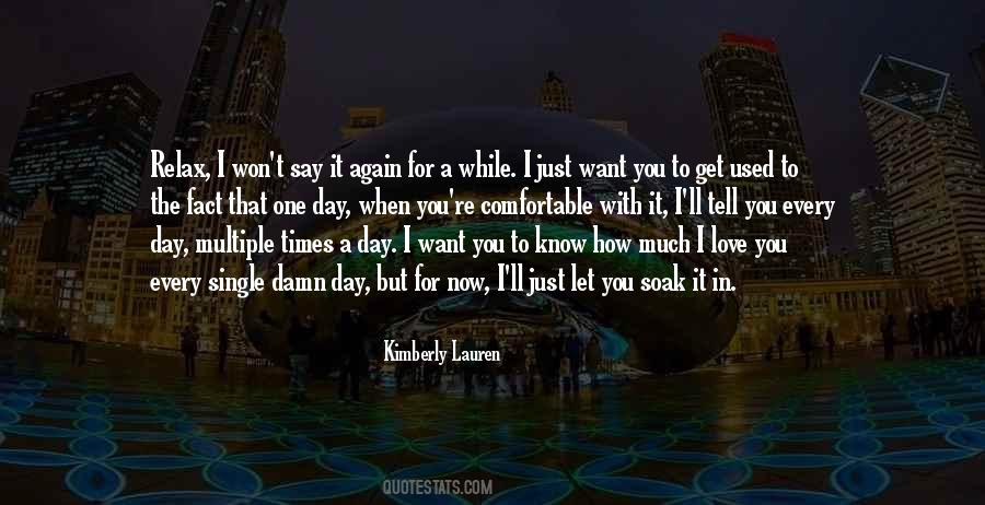 When I Love You Quotes #61617