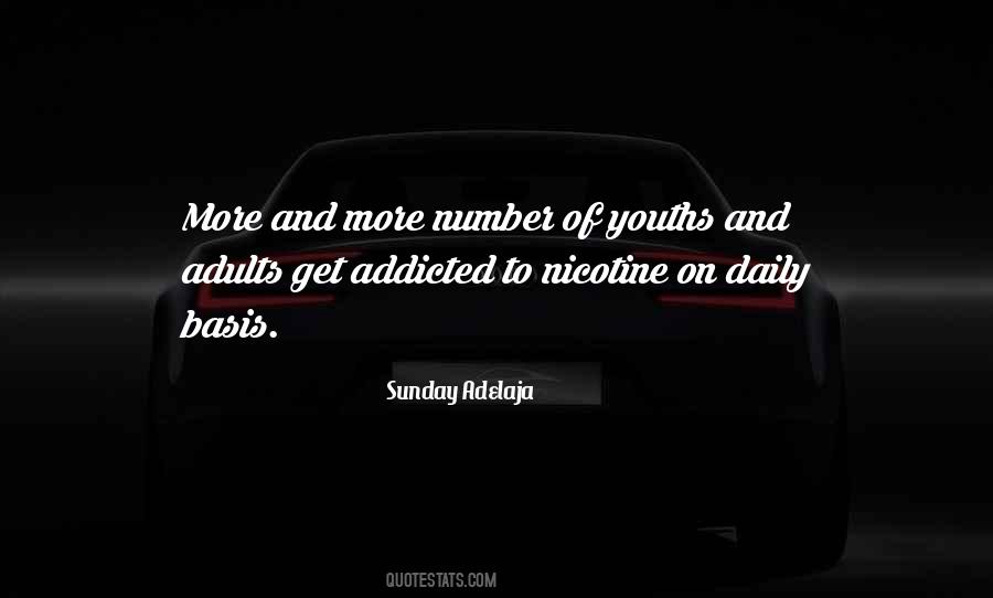 Quotes About Nicotine #1165491