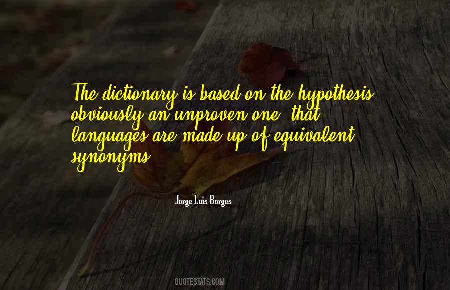 Quotes About Synonyms #1408956