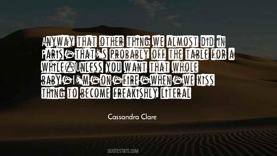 When We Kiss Quotes #976825