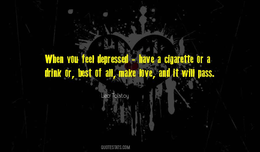 When You Feel Depressed Quotes #1093193