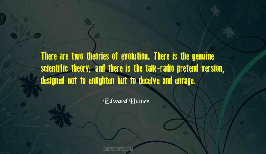 Quotes About Theory Of Evolution #1250915