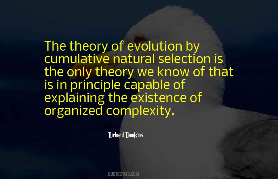 Quotes About Theory Of Evolution #1321413