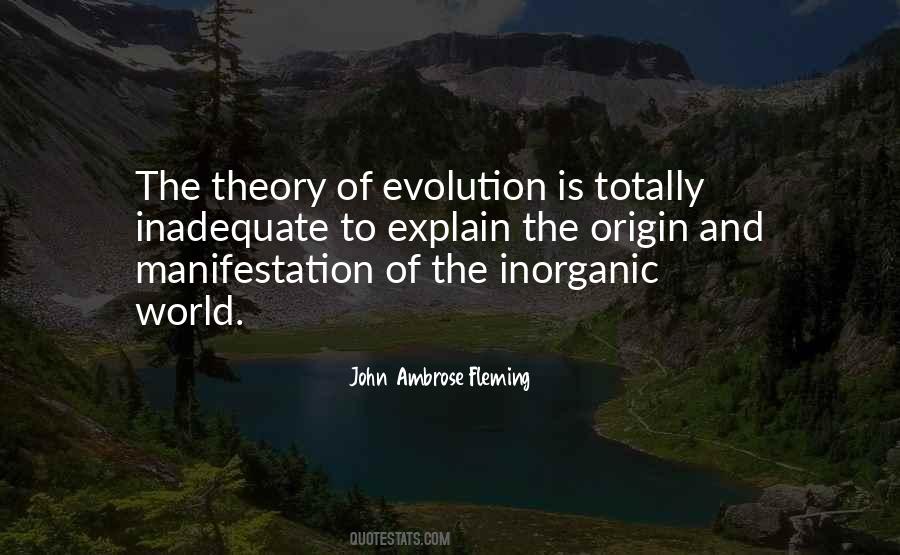 Quotes About Theory Of Evolution #1865192