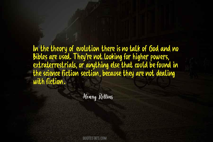 Quotes About Theory Of Evolution #291929