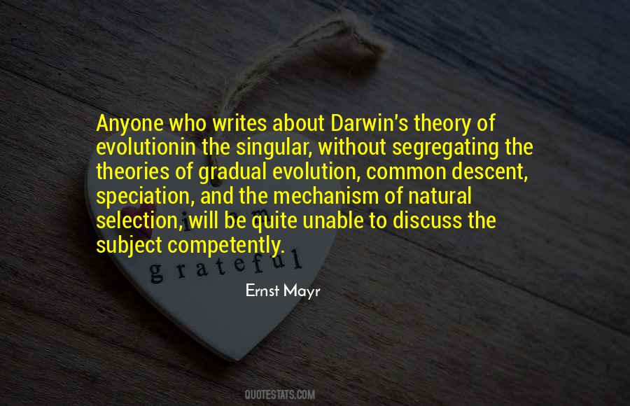 Quotes About Theory Of Evolution #389093