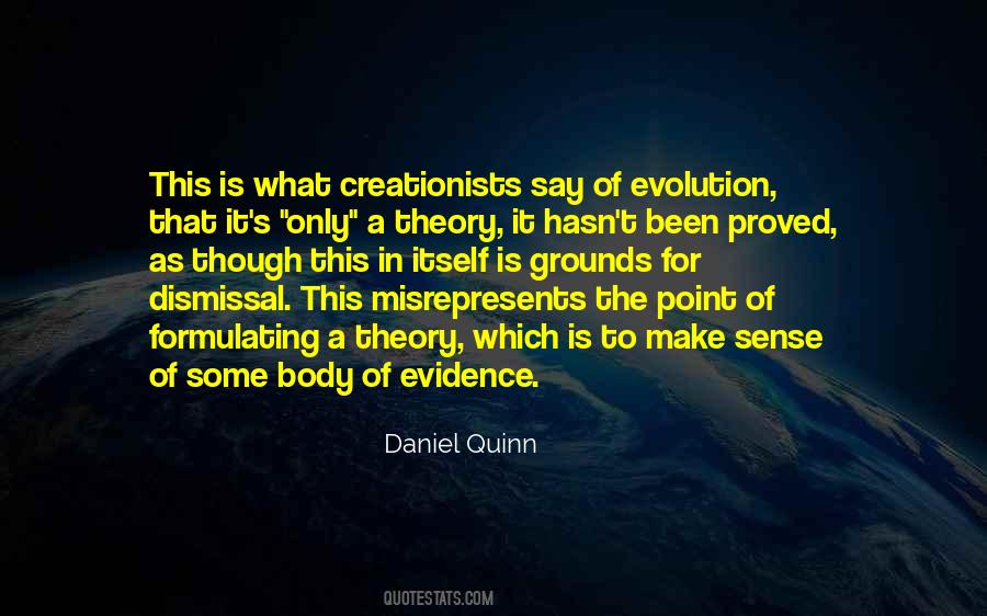 Quotes About Theory Of Evolution #442623
