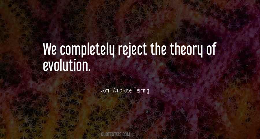 Quotes About Theory Of Evolution #997160