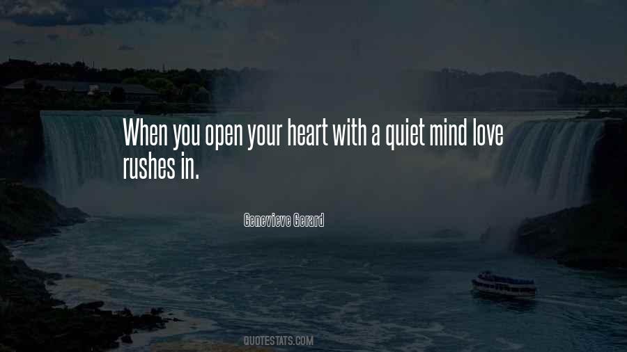 When You Open Your Mind Quotes #981326