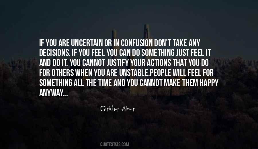 Quotes About Uncertain Love #373119 Quotes About Uncertain Love #373119