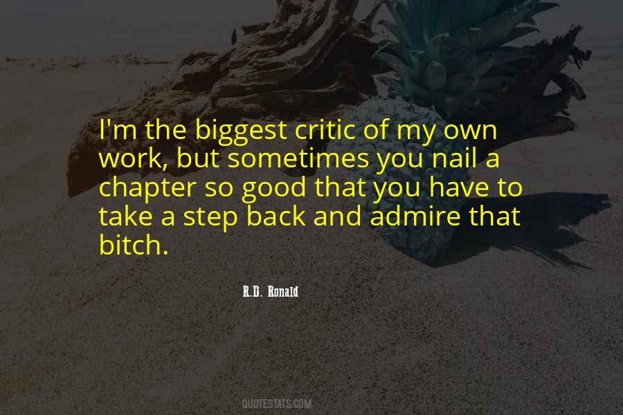 When You Take A Step Back Quotes #161849