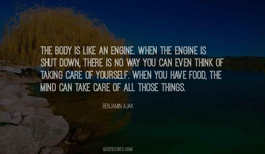 When You Take Care Of Yourself Quotes #1797065