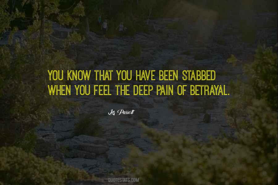 Quotes About Deep Pain #1856019