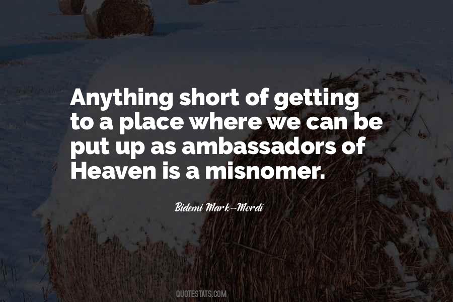 Where Is Heaven Quotes #725233