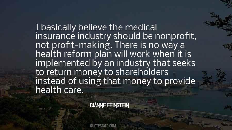 Quotes About Health Care Industry #497803