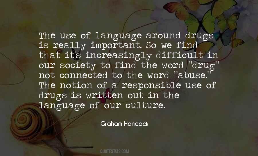 Quotes About Abuse Of Drugs #145260