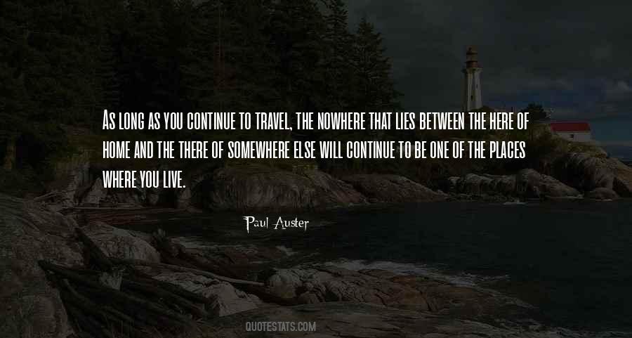 Where To Travel Quotes #424926