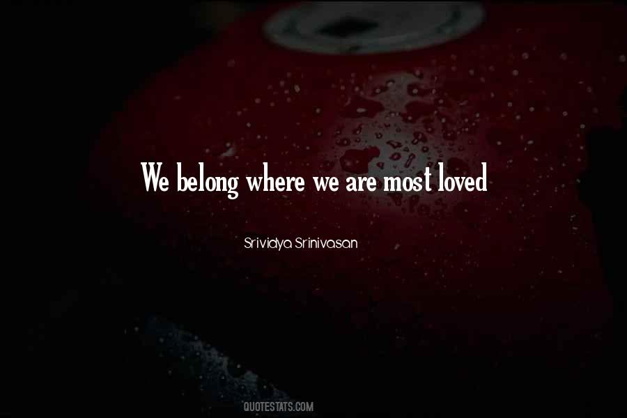 Where We Belong Quotes #1008034