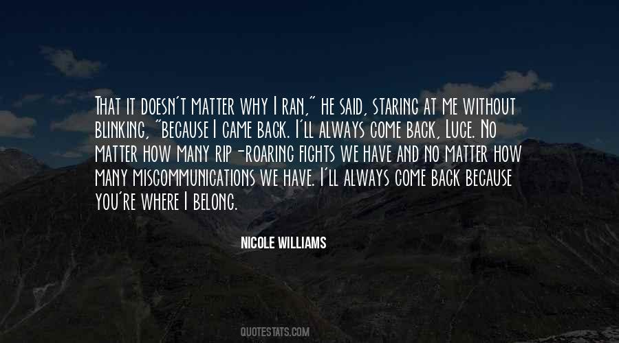 Where We Belong Quotes #1638660