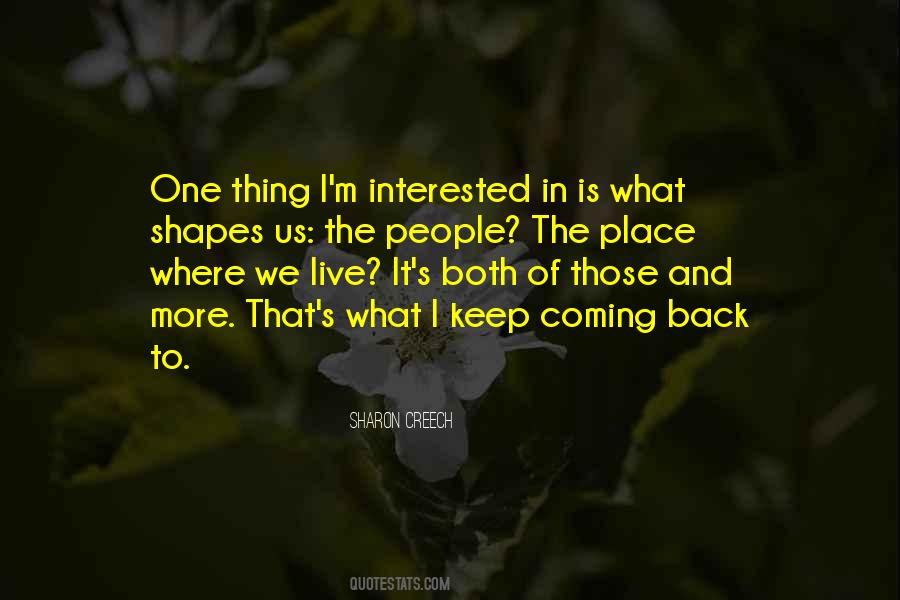 Where We Live Quotes #1300639