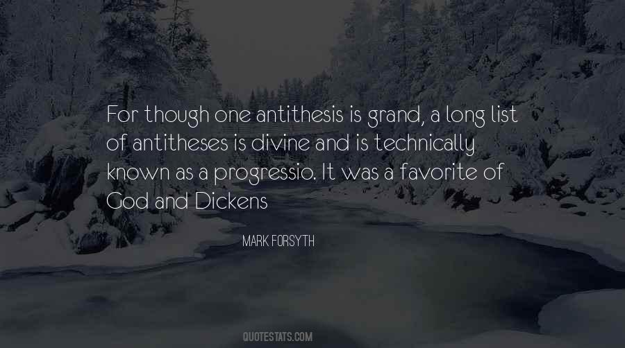 Quotes About Antithesis #1365214