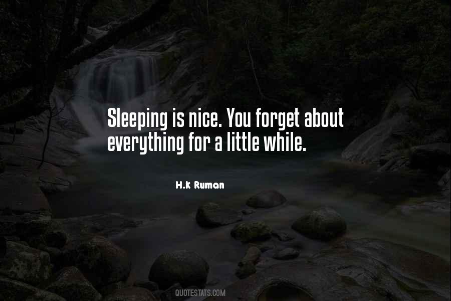 While You Sleep Quotes #823375