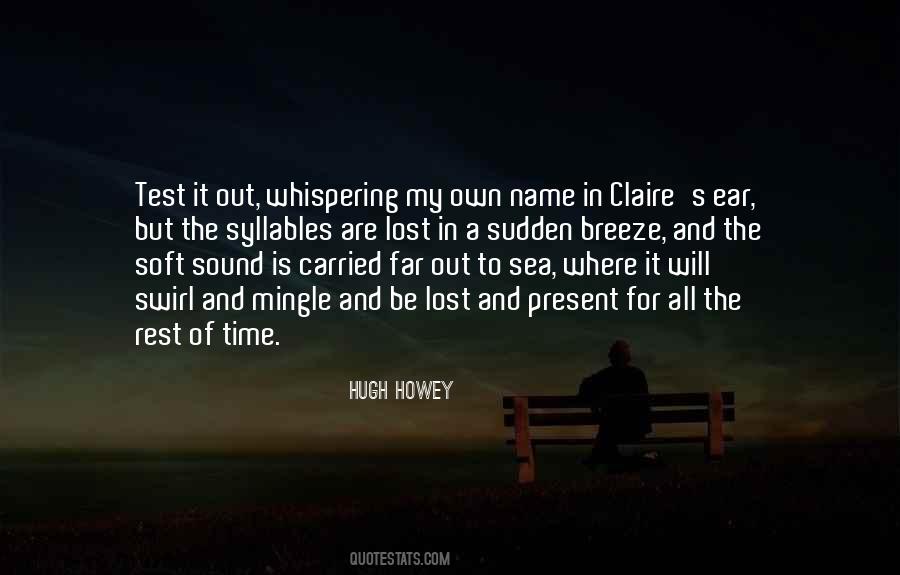 Whispering Your Name Quotes #1015680