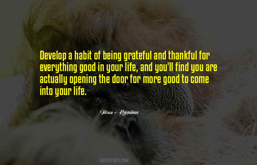 Quotes About Thankful In Life #1662592
