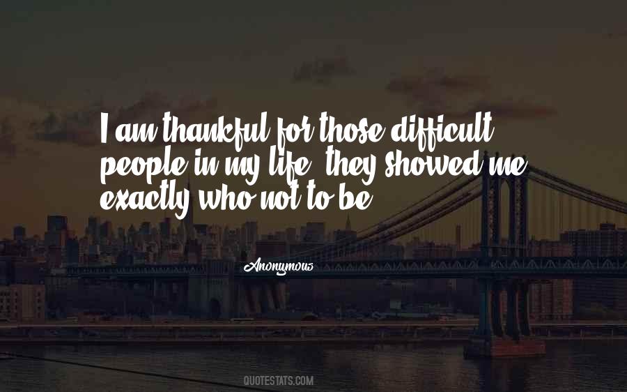 Quotes About Thankful In Life #1865521