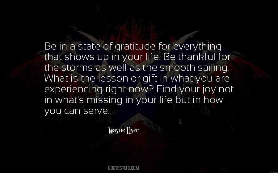 Quotes About Thankful In Life #267289