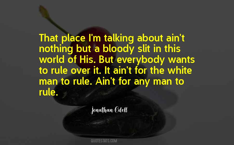 White Man's World Quotes #418024