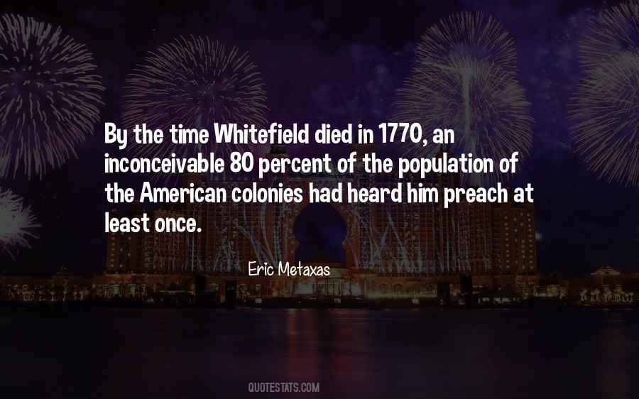 Whitefield Quotes #609154