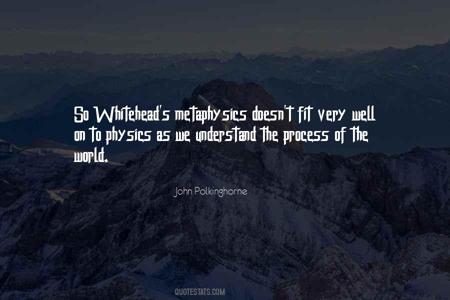 Whitehead Quotes #683919