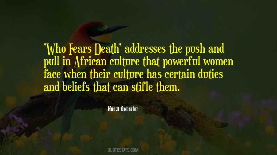 Who Fears Death Quotes #845132