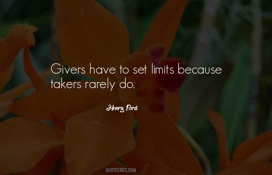 Quotes About Givers And Takers #1686586