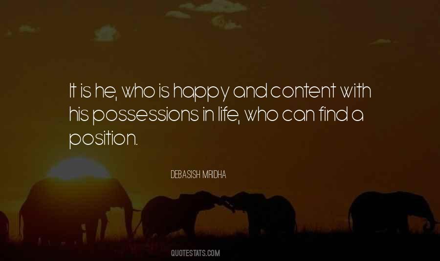 Who Is Happy Quotes #1603014