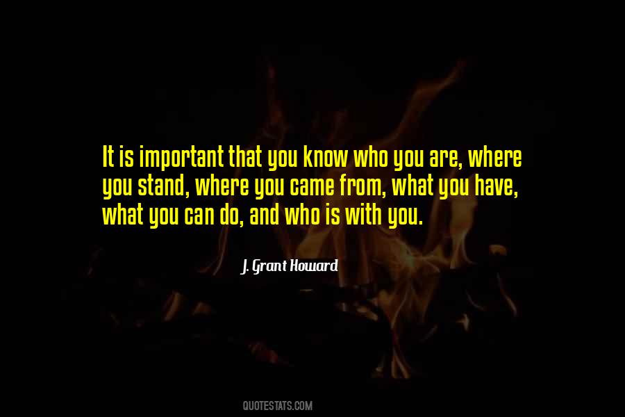 Who Is Important Quotes #121633