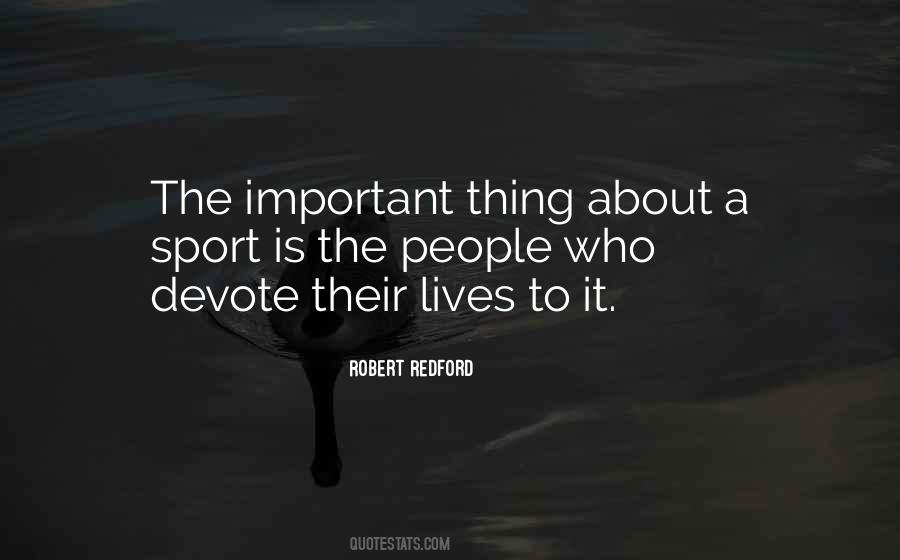 Who Is Important Quotes #19052