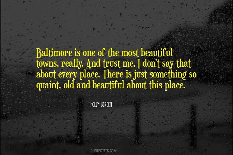 Quotes About Baltimore #245498