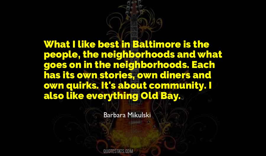 Quotes About Baltimore #405364