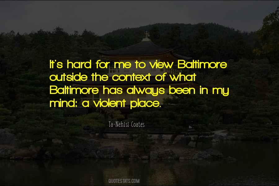 Quotes About Baltimore #589830