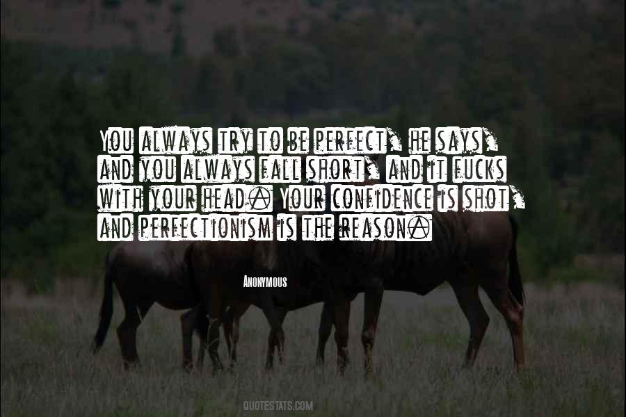 Who Says You're Not Perfect Quotes #196627