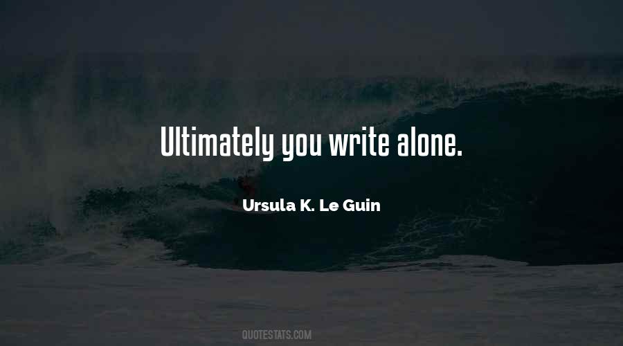 Why Am I Alone Quotes #1021