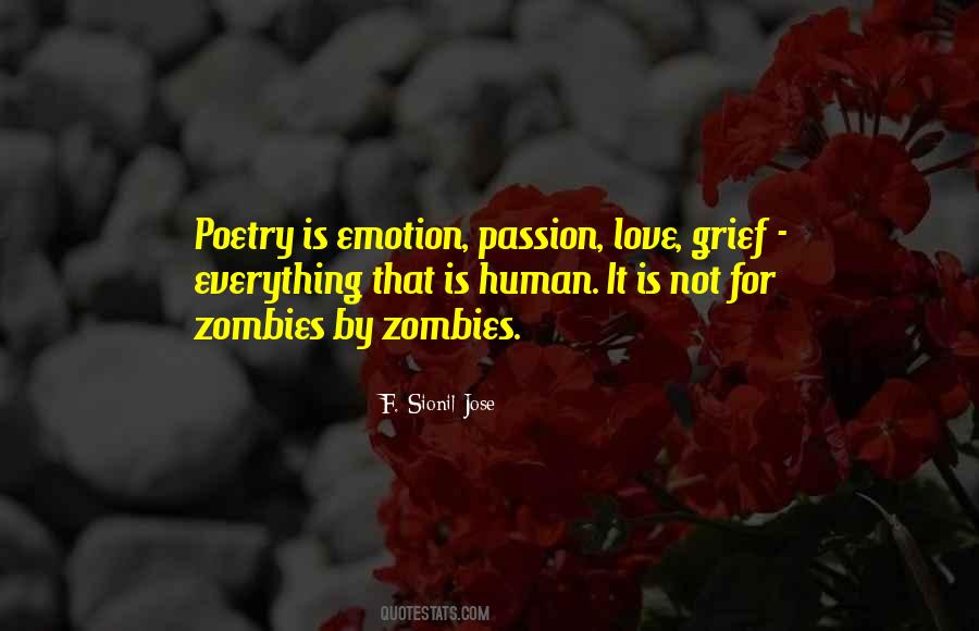 Quotes About Poetry And Emotion #1052830