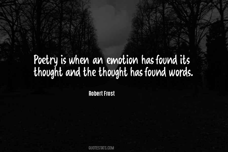 Quotes About Poetry And Emotion #1486319