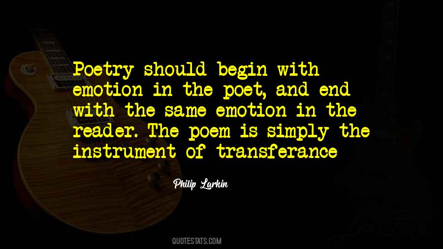 Quotes About Poetry And Emotion #1792946