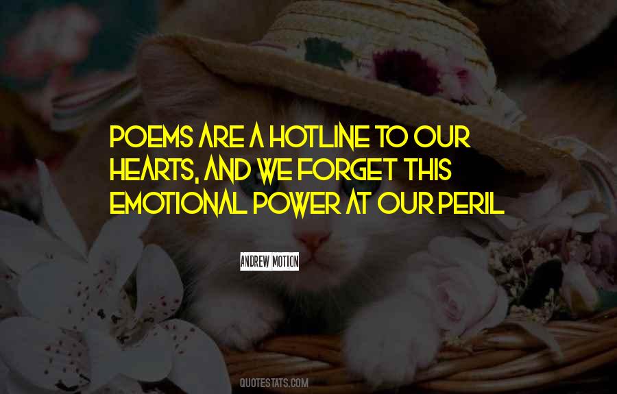 Quotes About Poetry And Emotion #841438